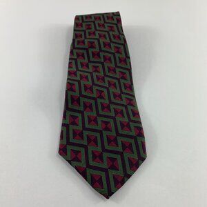Robert Talbott for Family Britches Men's Geometric Tie 4” x 58” Vintage